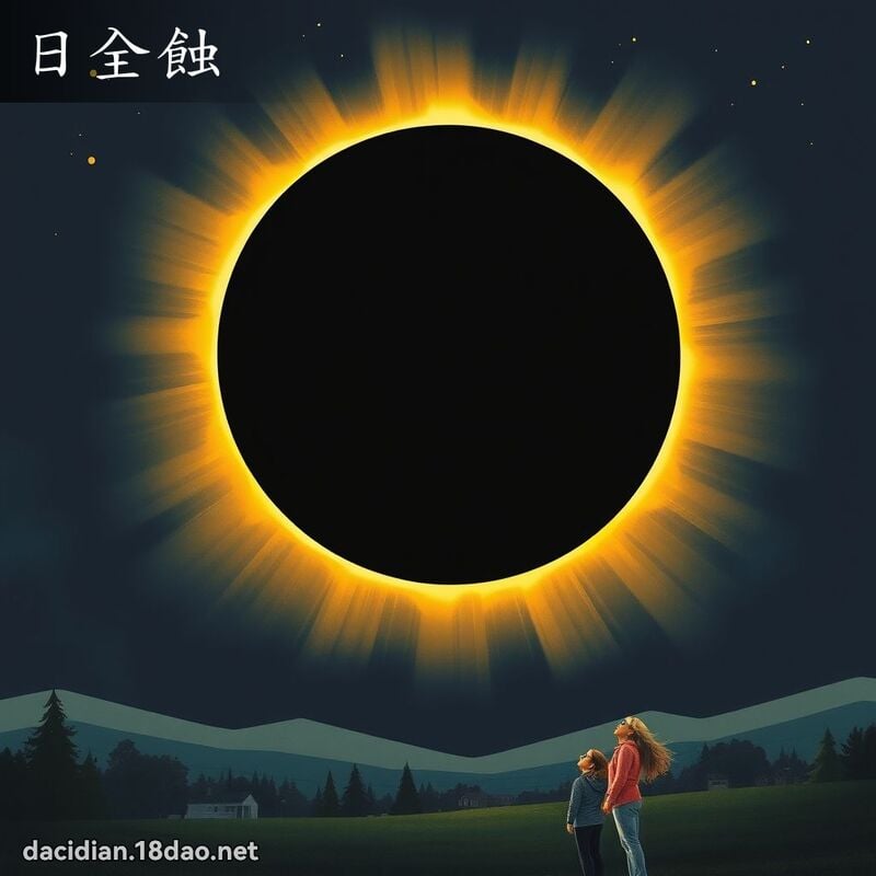 日全蝕 - 國語大辭典配圖