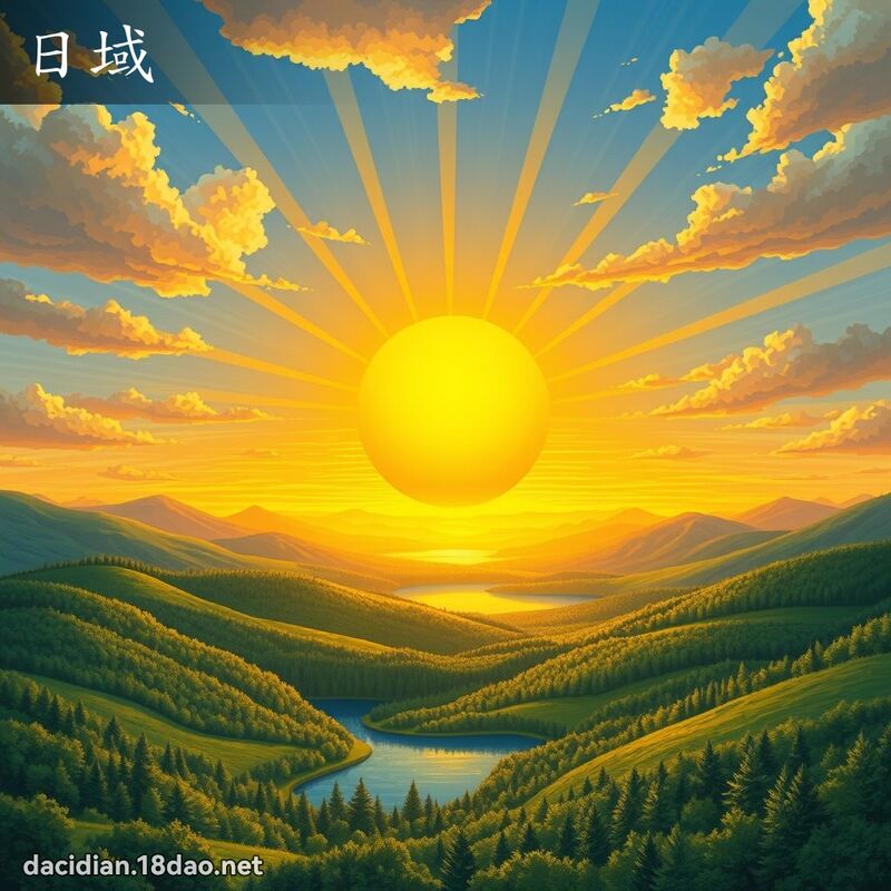 日域 - 國語大辭典配圖