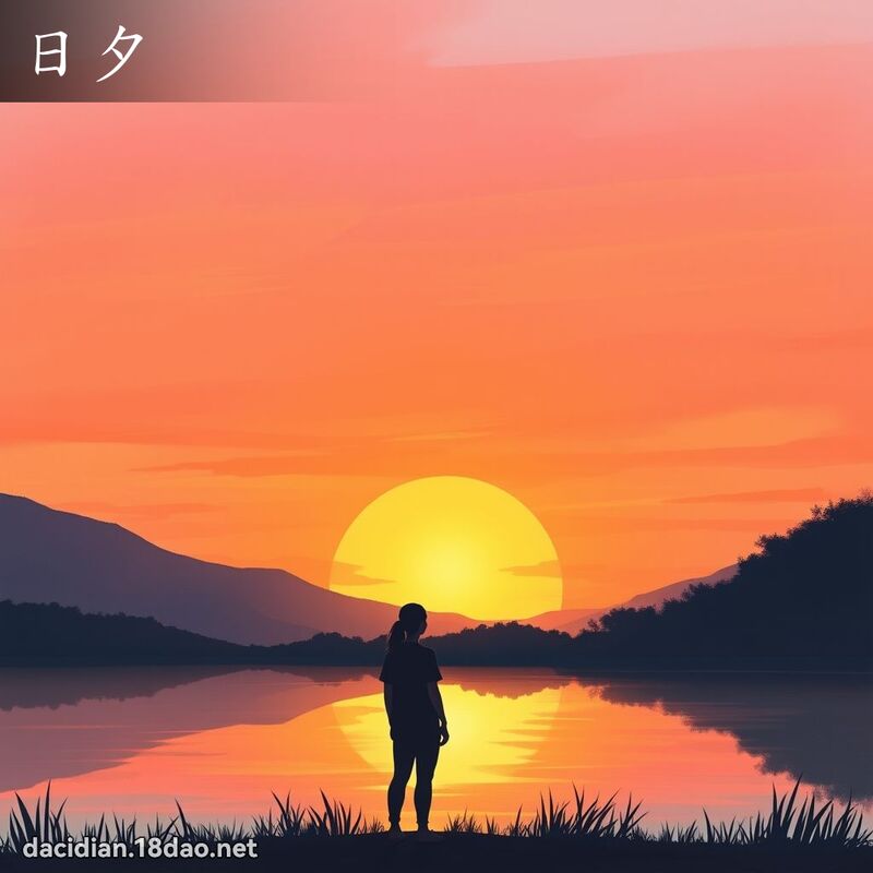 日夕 - 国语大辞典配图