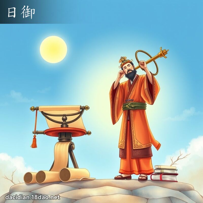 日御 - 國語大辭典配圖