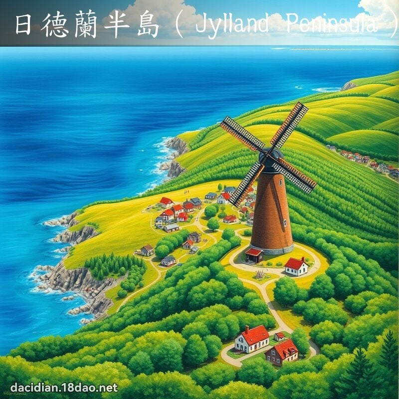 日德兰半岛（Jylland Peninsula） - 国语大辞典配图