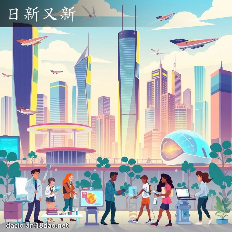 日新又新 - 國語大辭典配圖