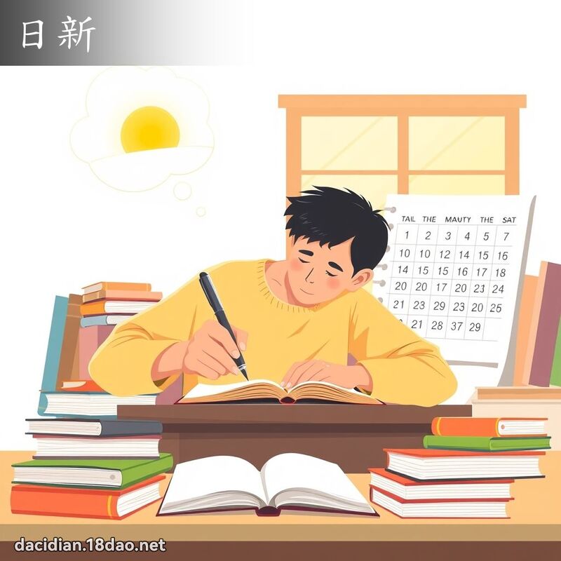 日新 - 国语大辞典配图