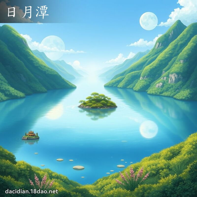 日月潭 - 国语大辞典配图
