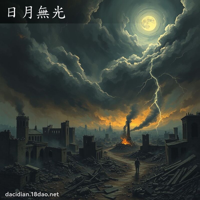 日月無光 - 國語大辭典配圖
