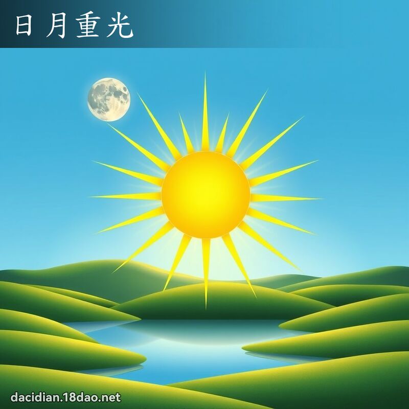 日月重光 - 國語大辭典配圖
