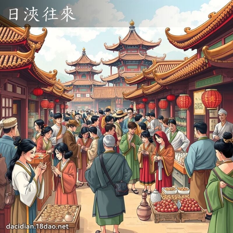 日浹往来 - 国语大辞典配图