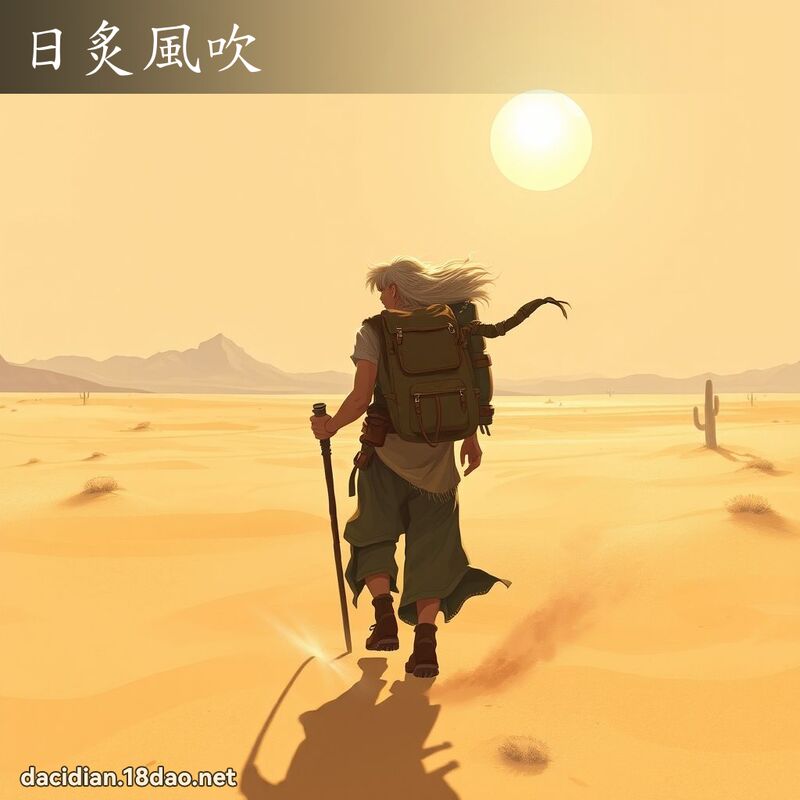 日炙风吹 - 国语大辞典配图