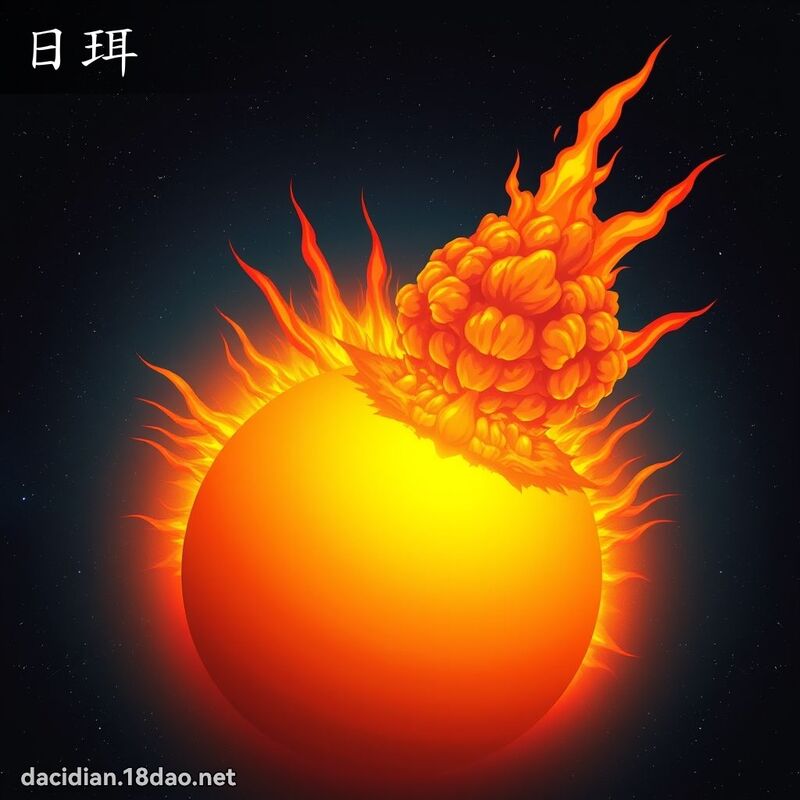 日珥 - 國語大辭典配圖