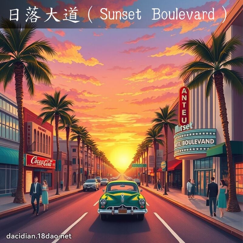 日落大道（Sunset Boulevard） - 国语大辞典配图