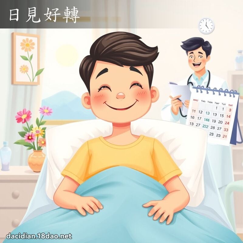 日见好转 - 国语大辞典配图