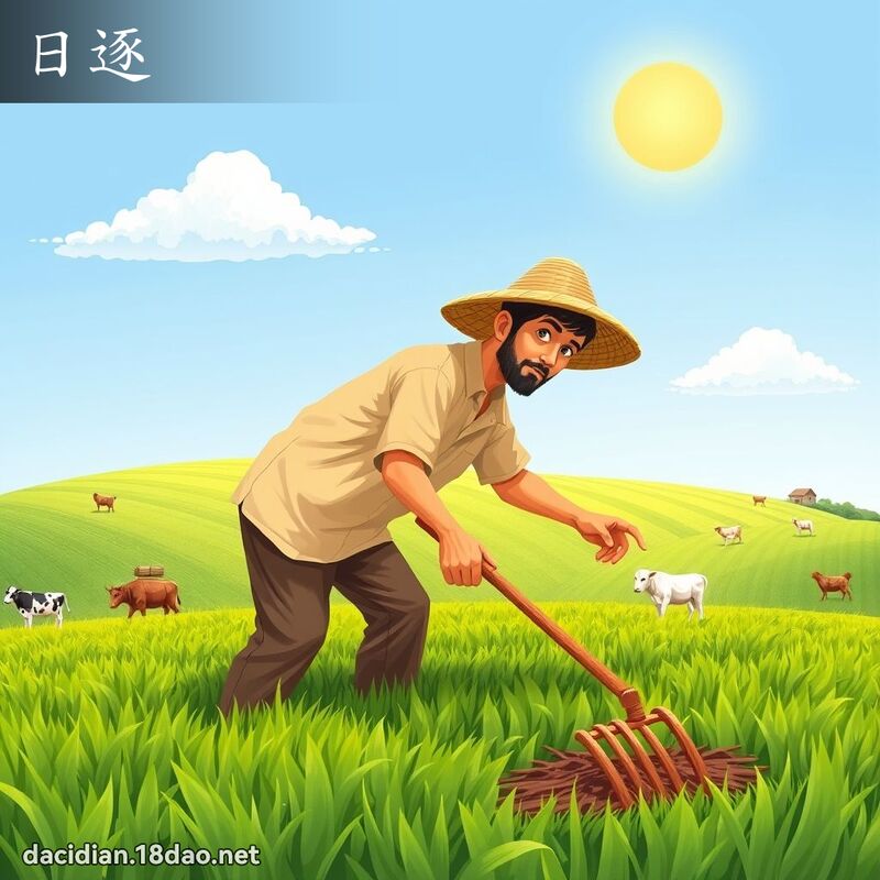 日逐 - 国语大辞典配图