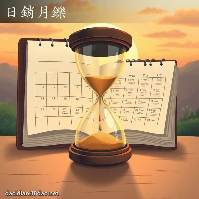 日销月鑠 - 国语大辞典配图