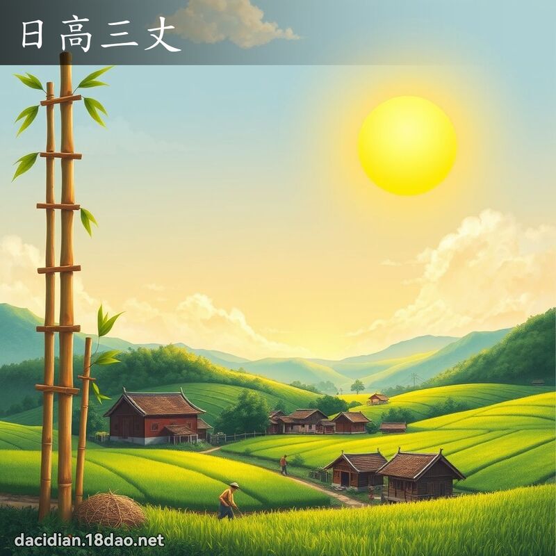 日高三丈 - 国语大辞典配图