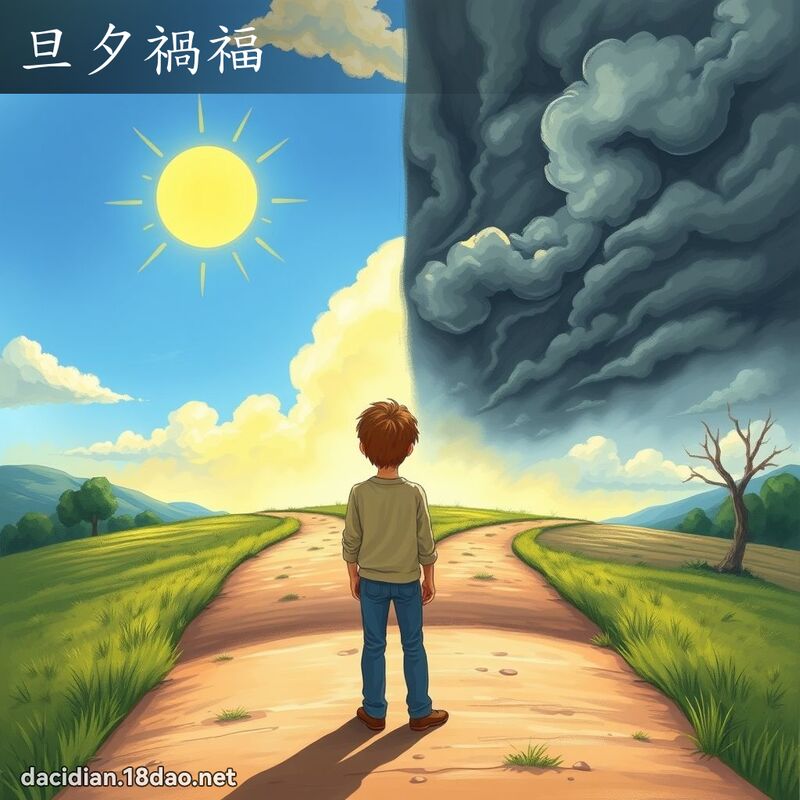 旦夕祸福 - 国语大辞典配图