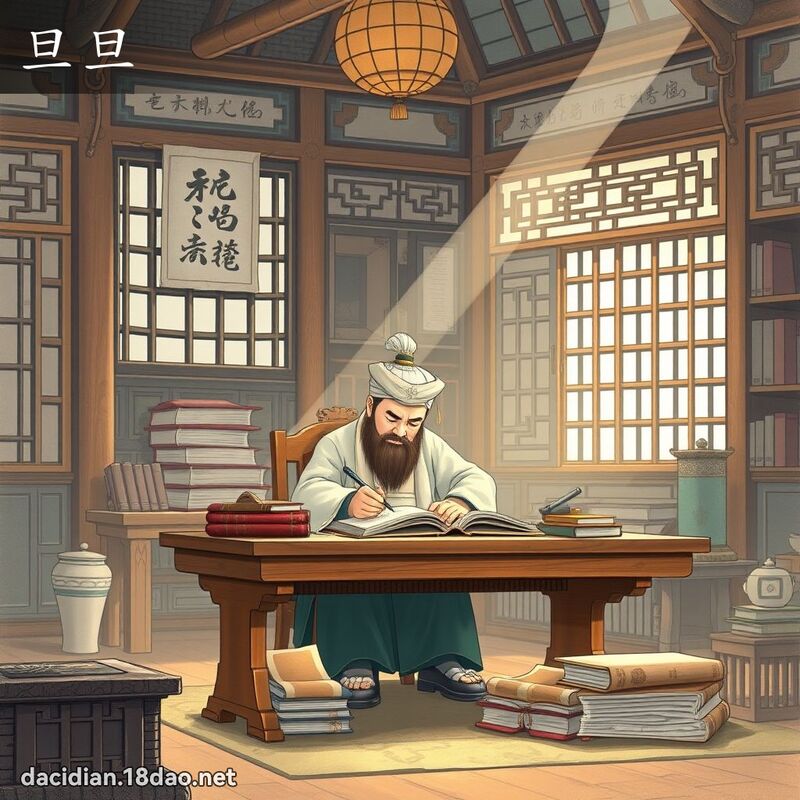 旦旦 - 国语大辞典配图