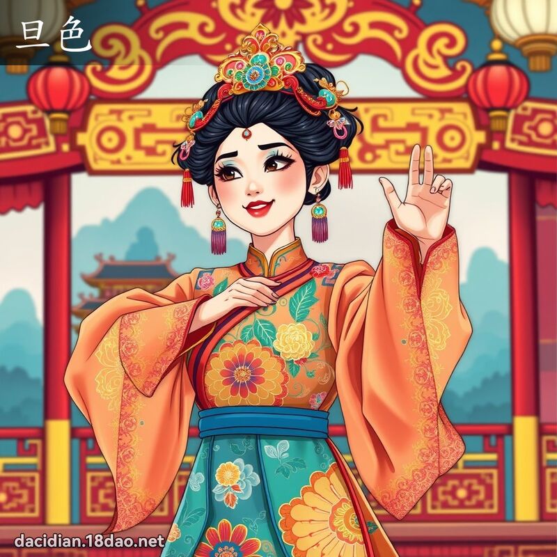 旦色 - 國語大辭典配圖