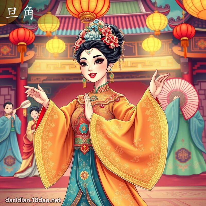 旦角 - 國語大辭典配圖