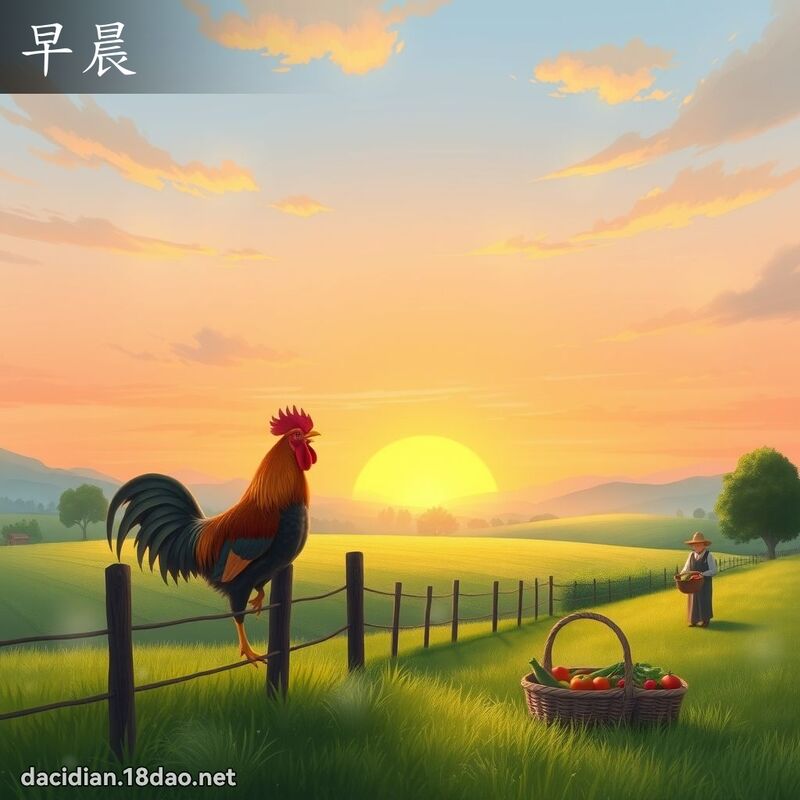 早晨 - 国语大辞典配图