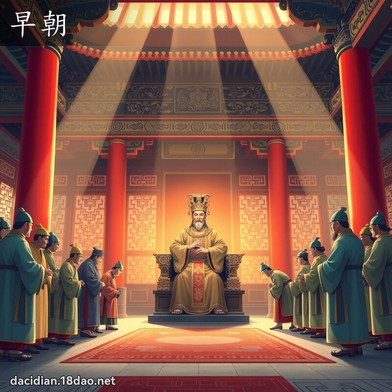早朝 - 国语大辞典配图