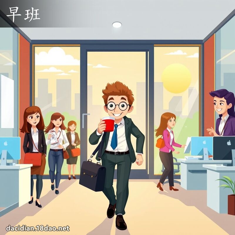 早班 - 国语大辞典配图