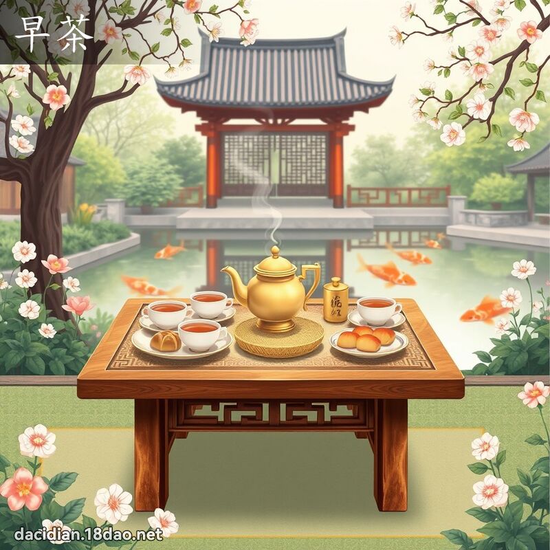早茶 - 國語大辭典配圖