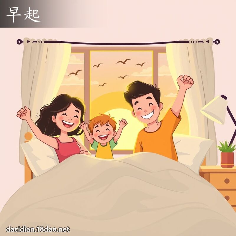 词语: 早起 (多意词)