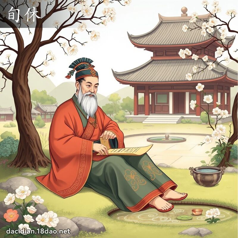旬休 - 国语大辞典配图