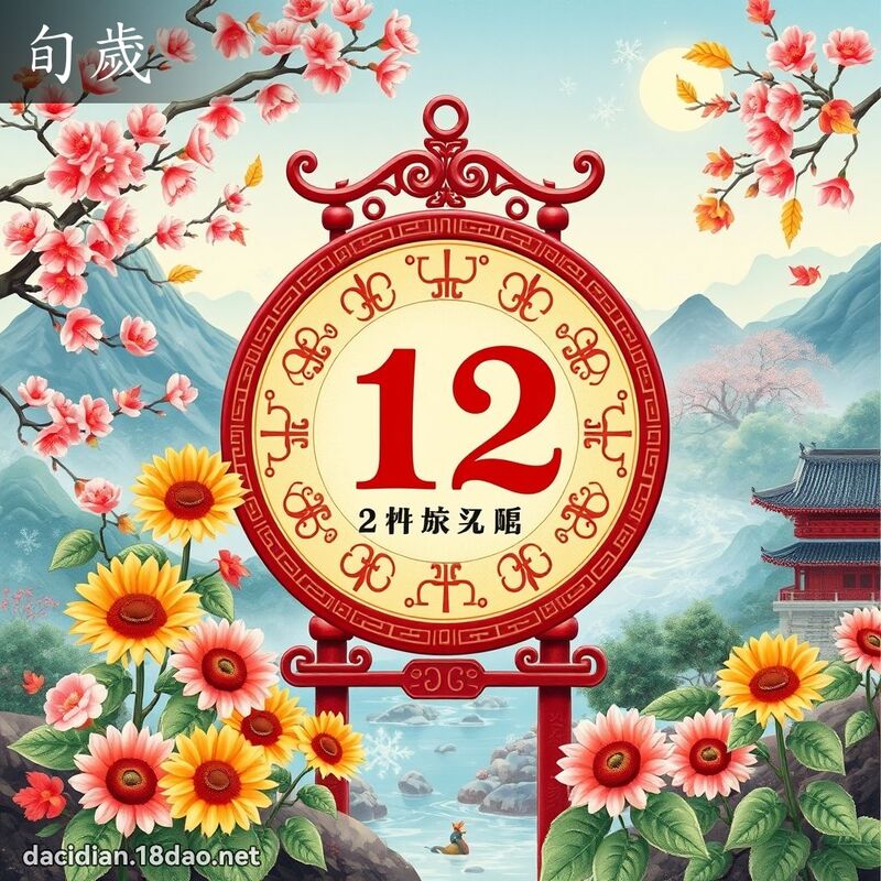 旬岁 - 国语大辞典配图