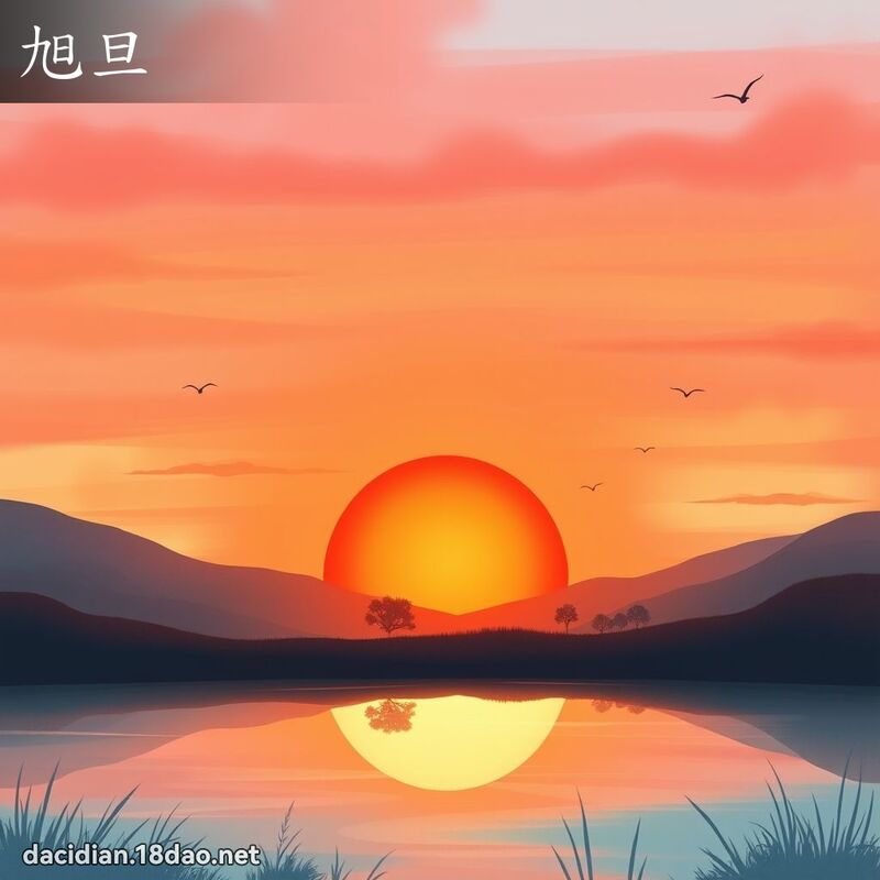 旭旦 - 国语大辞典配图