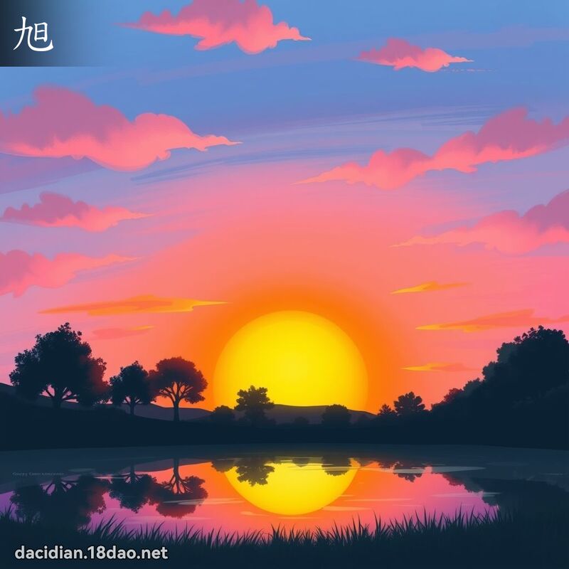 旭 - 国语大辞典配图