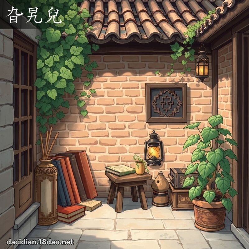 旮旯兒 - 國語大辭典配圖