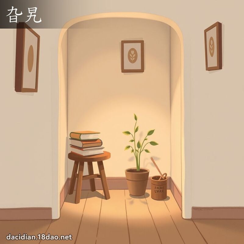 旮旯 - 国语大辞典配图