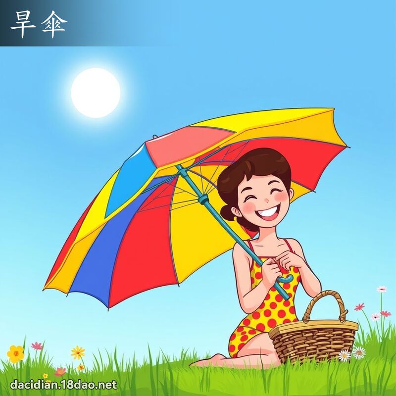 旱傘 - 國語大辭典配圖