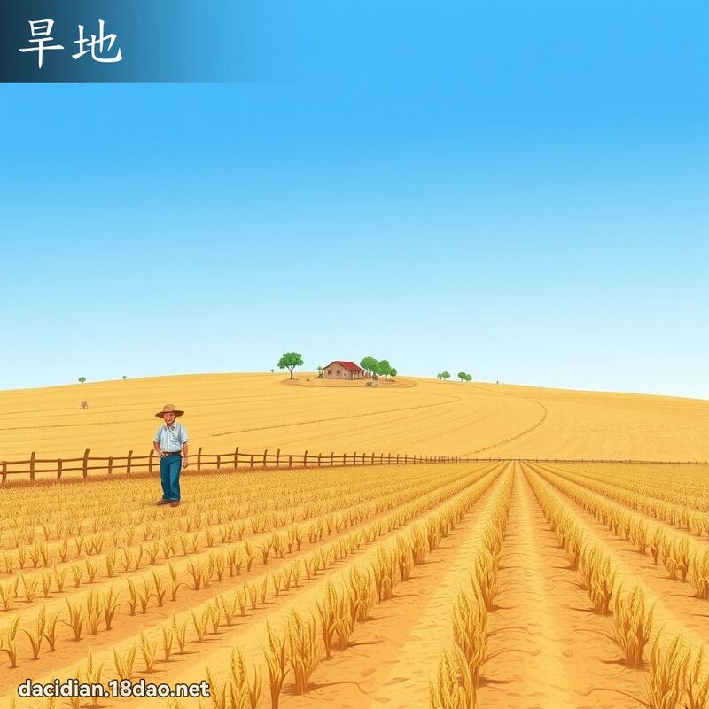 旱地 - 国语大辞典配图