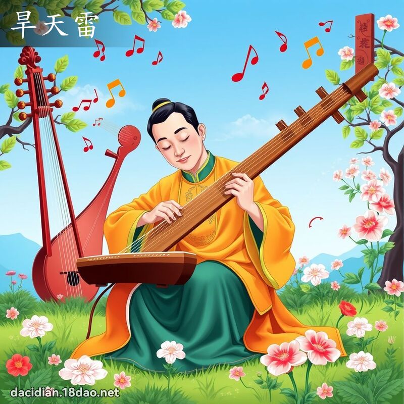 旱天雷 - 国语大辞典配图