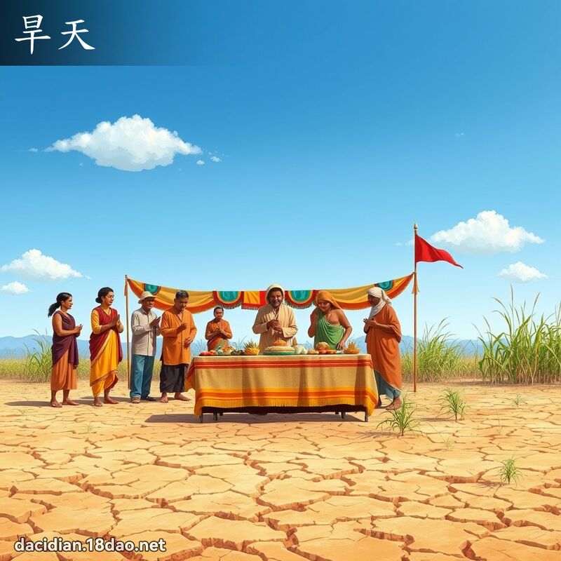旱天 - 國語大辭典配圖