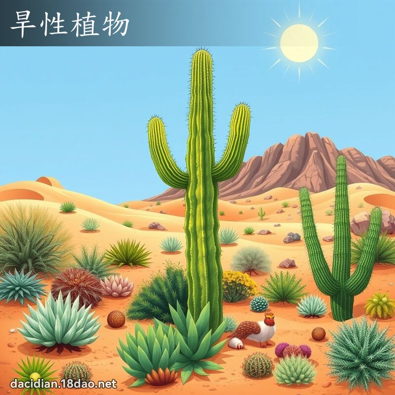 旱性植物 - 国语大辞典配图