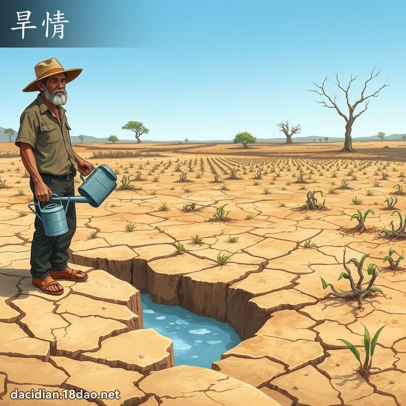 旱情 - 國語大辭典配圖