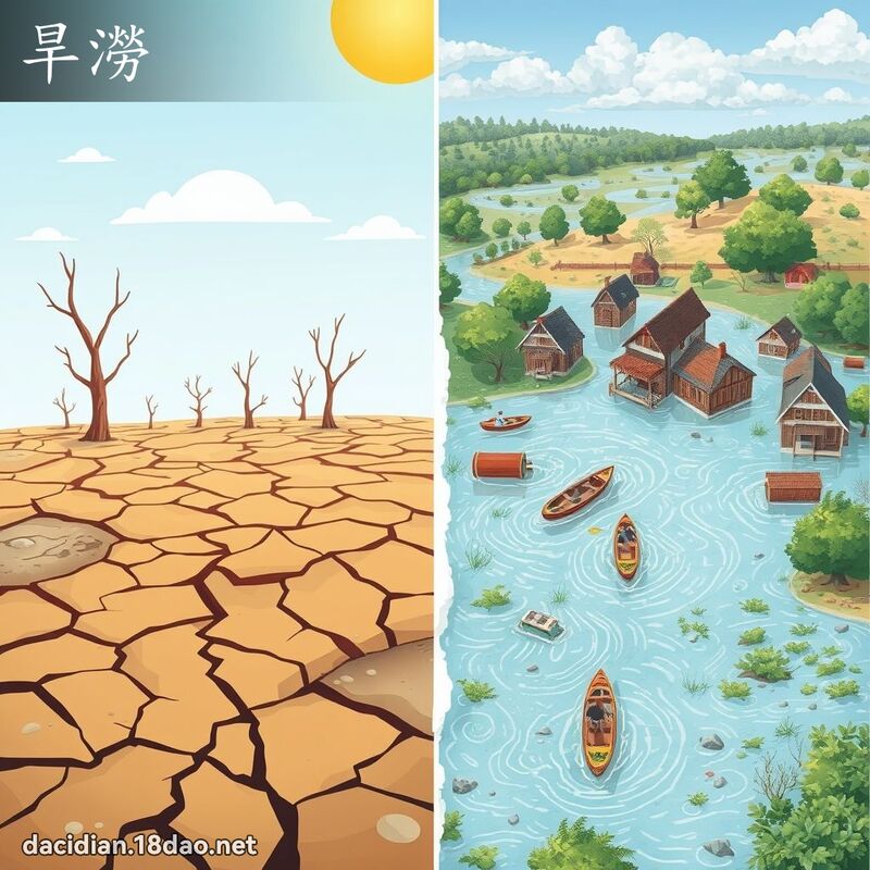 旱澇 - 國語大辭典配圖
