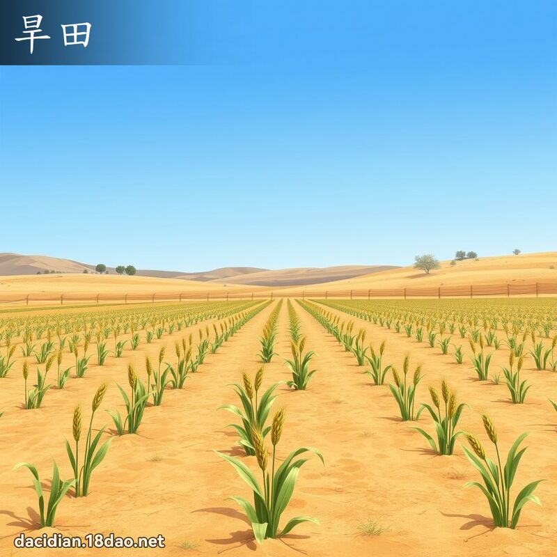 旱田 - 国语大辞典配图