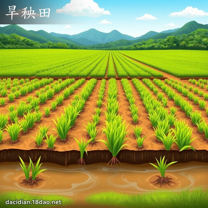 旱秧田 - 國語大辭典配圖