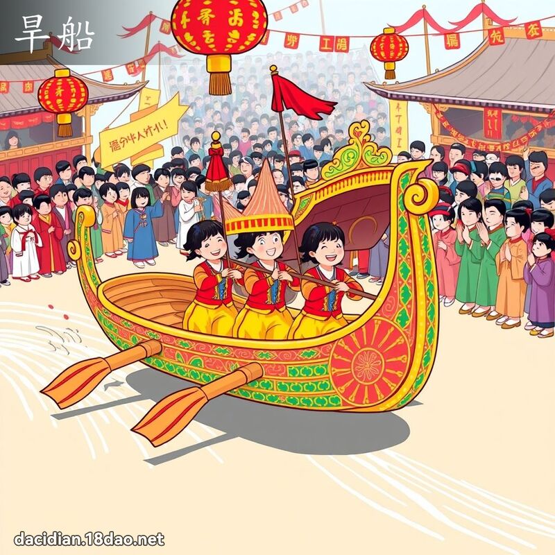 旱船 - 國語大辭典配圖