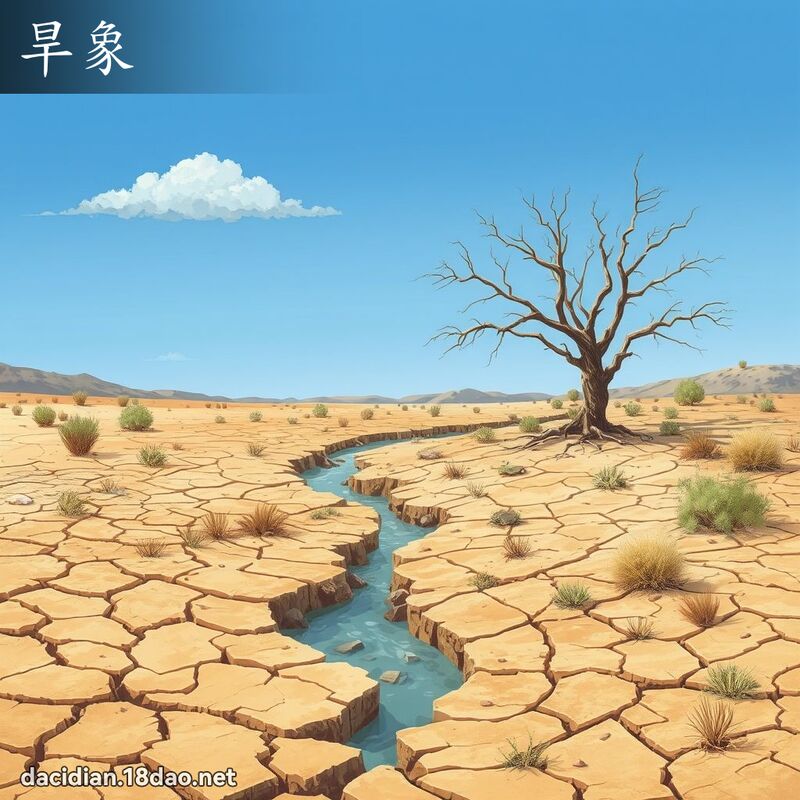 旱象 - 国语大辞典配图