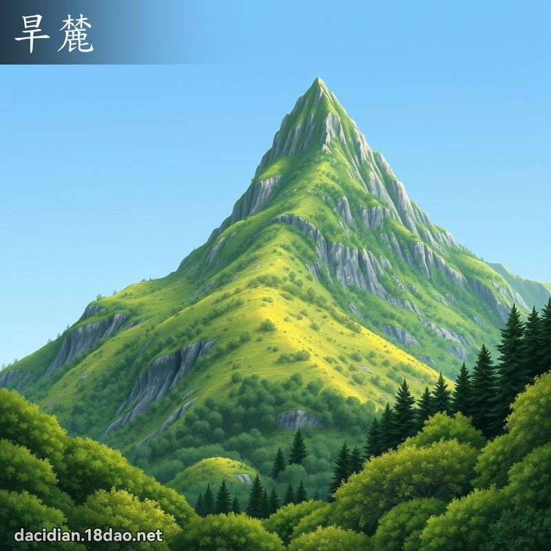 旱麓 - 国语大辞典配图