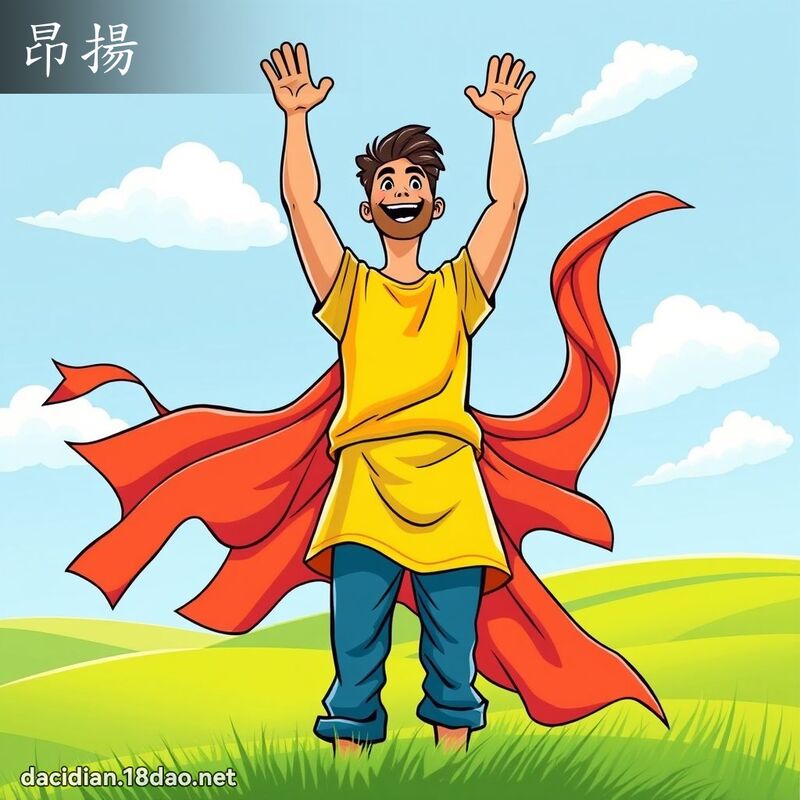 昂扬 - 国语大辞典配图