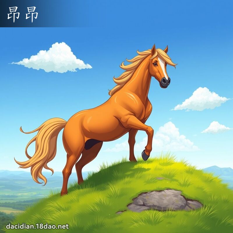 昂昂 - 國語大辭典配圖