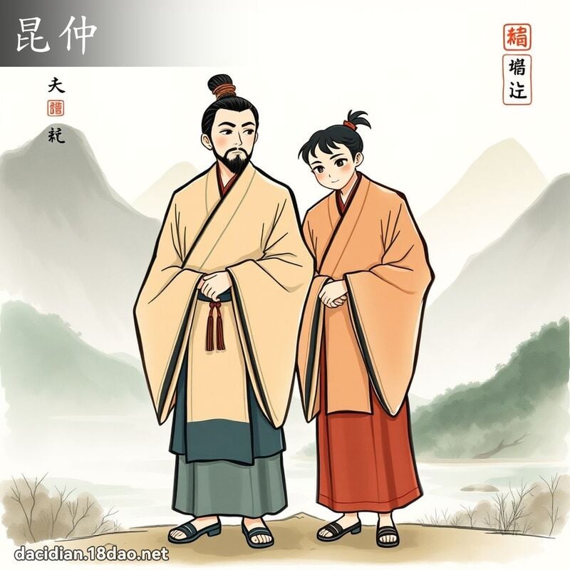 昆仲 - 國語大辭典配圖