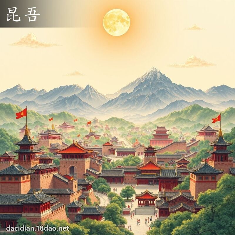 昆吾 - 國語大辭典配圖