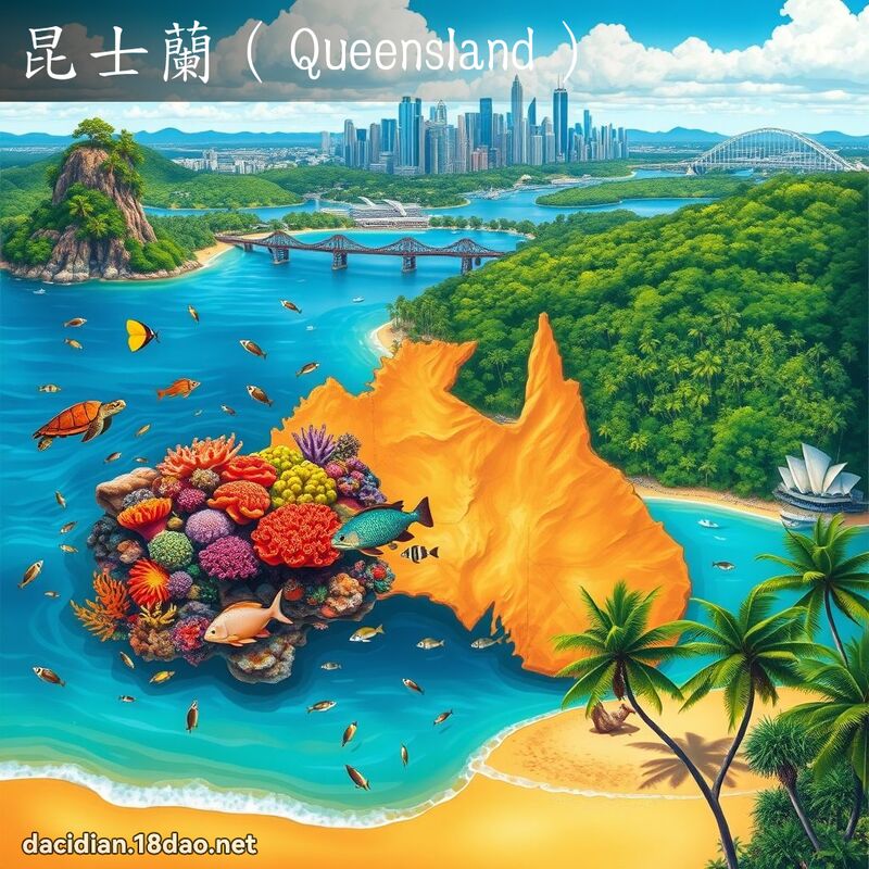 昆士兰（Queensland） - 国语大辞典配图